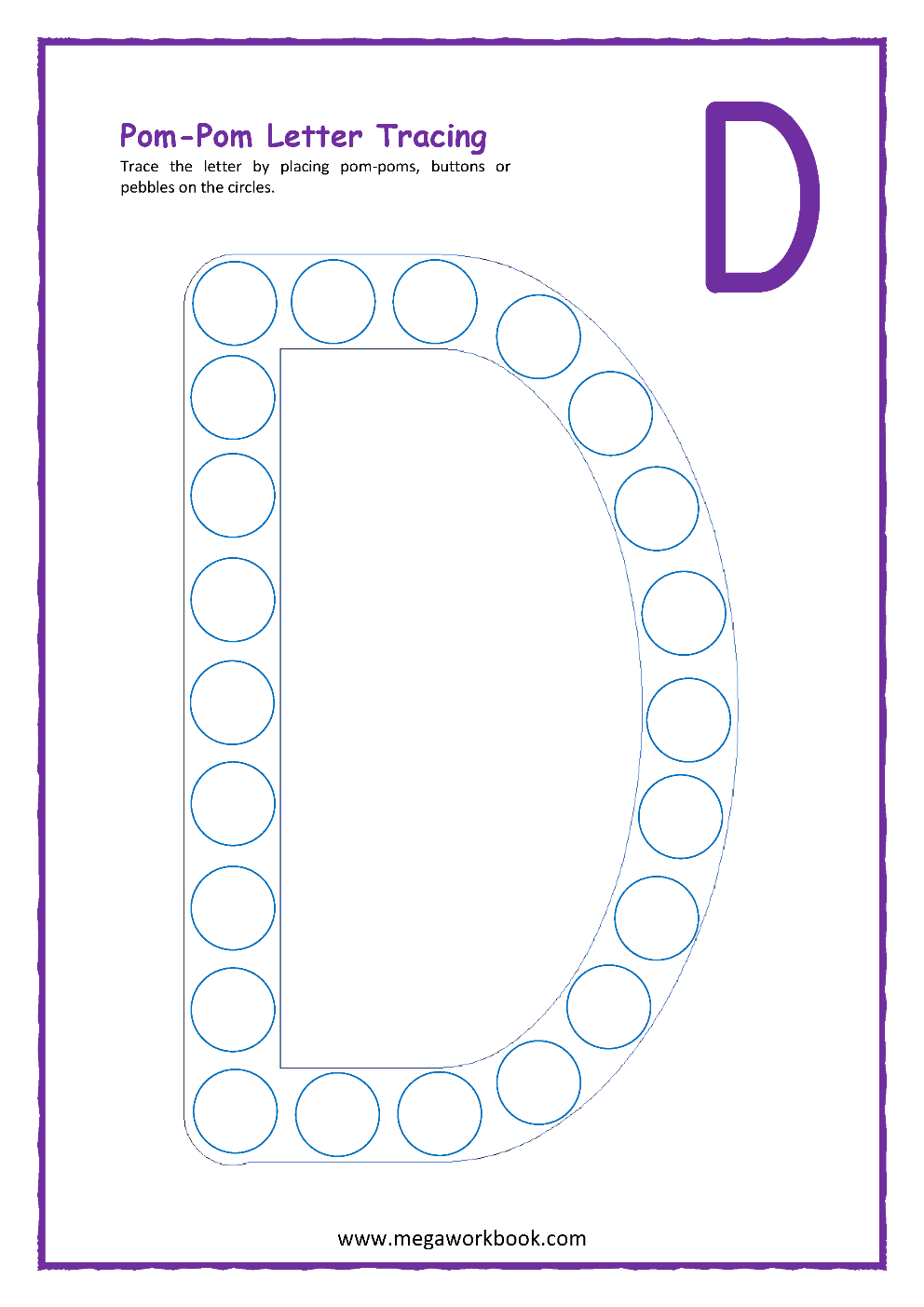 Free Printable Worksheets Letter D Sound