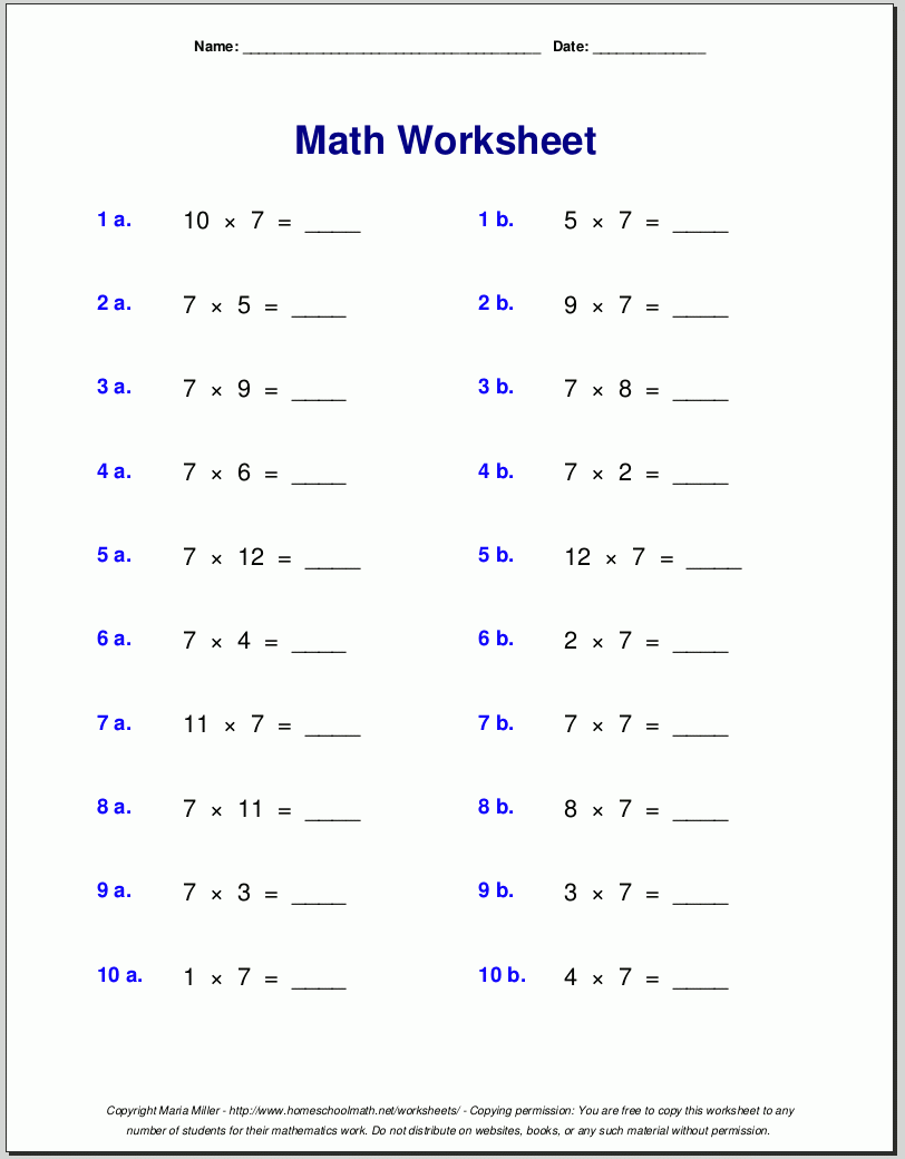 Free Math Free Printable Worksheet Download Free Math Free 