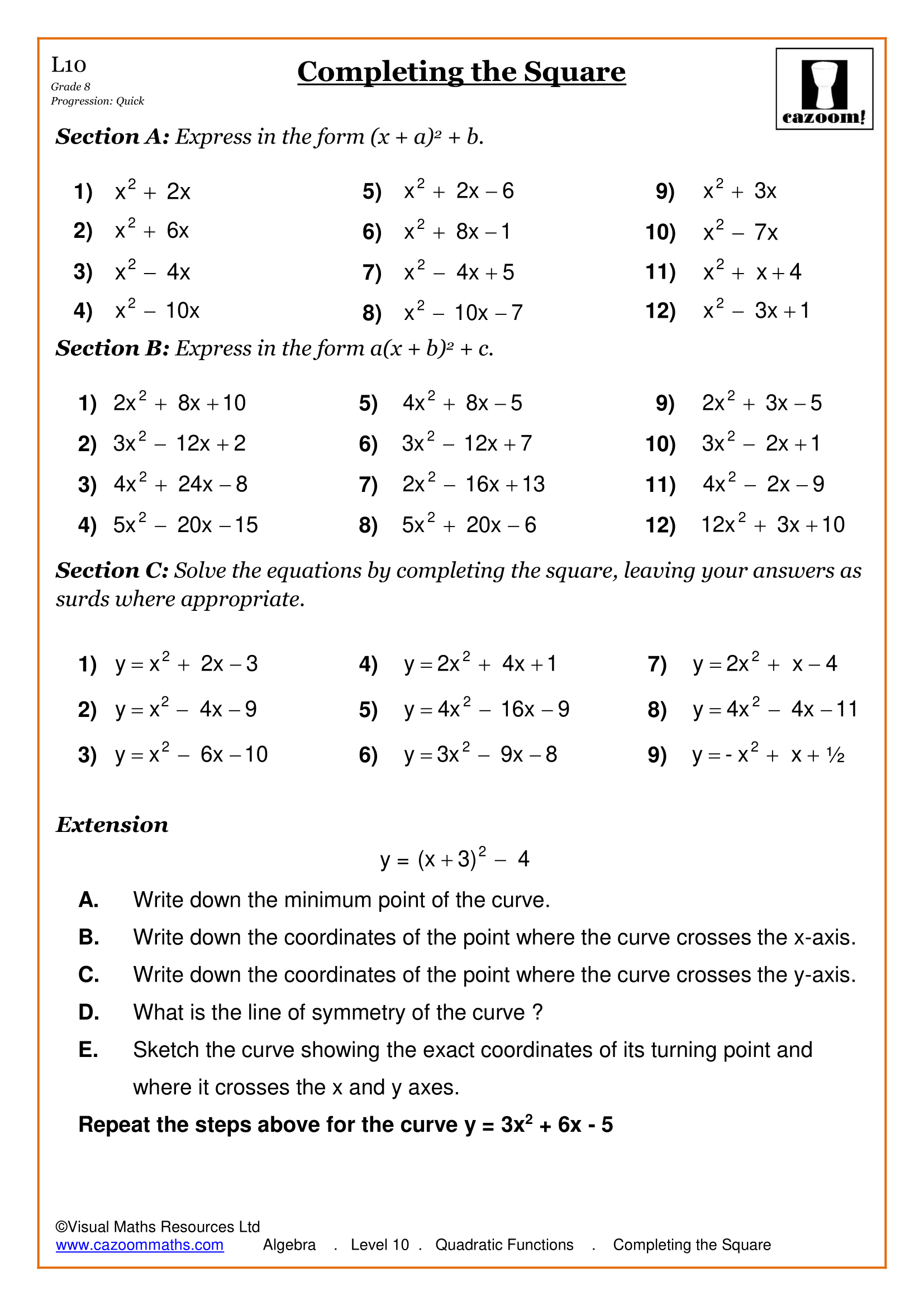 Free Maths Worksheet S With Answers Math Worksheet Math 
