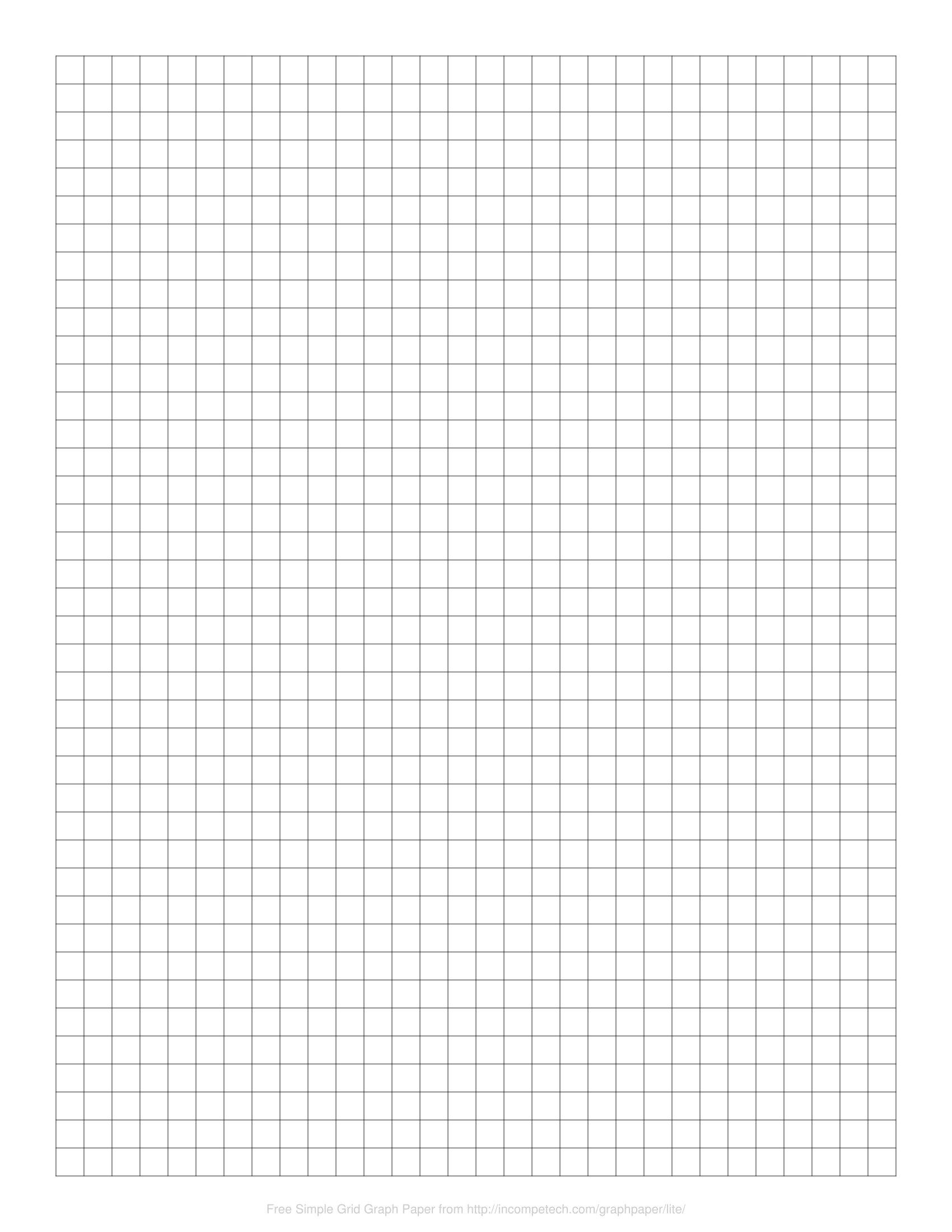 Free Printable 100 Grid Paper