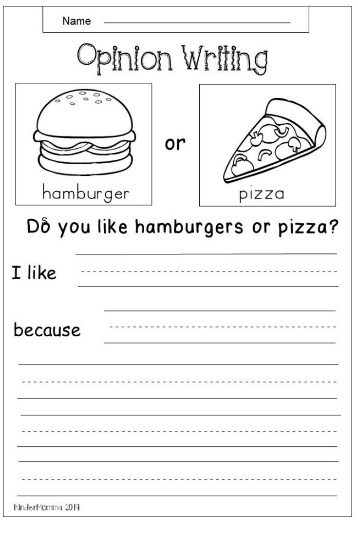 Printable Writing Worksheets For 1st Grade
