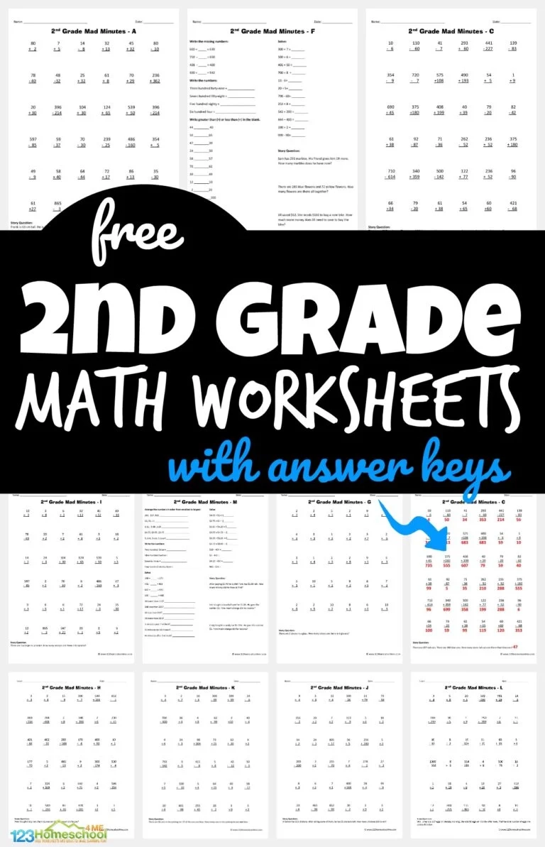 Free Printable Worksheets For 2nd Grade