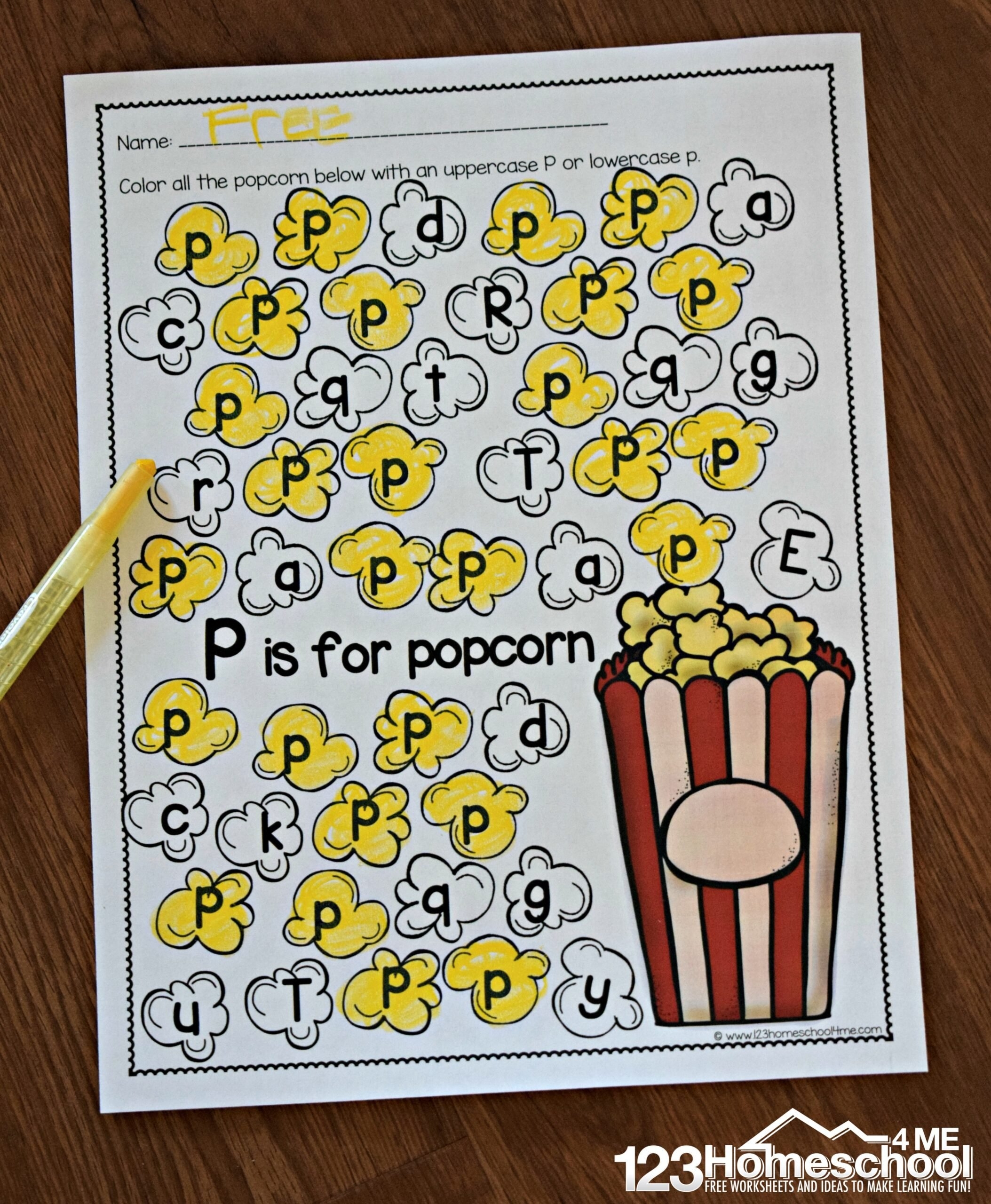 FREE Printable A Z Letter Find Alphabet Letter Recognition 