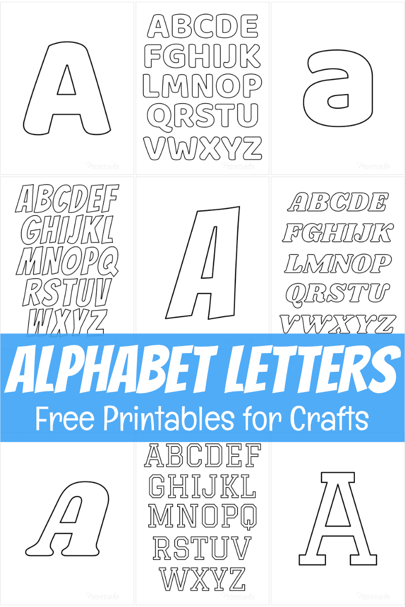 Free Alphabet Letter Templates Printable