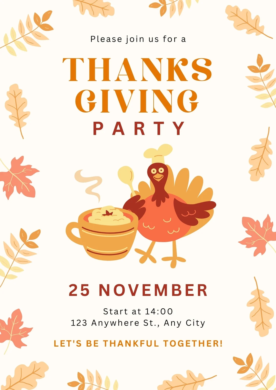 Free Printable And Customizable Party Flyer Templates Canva