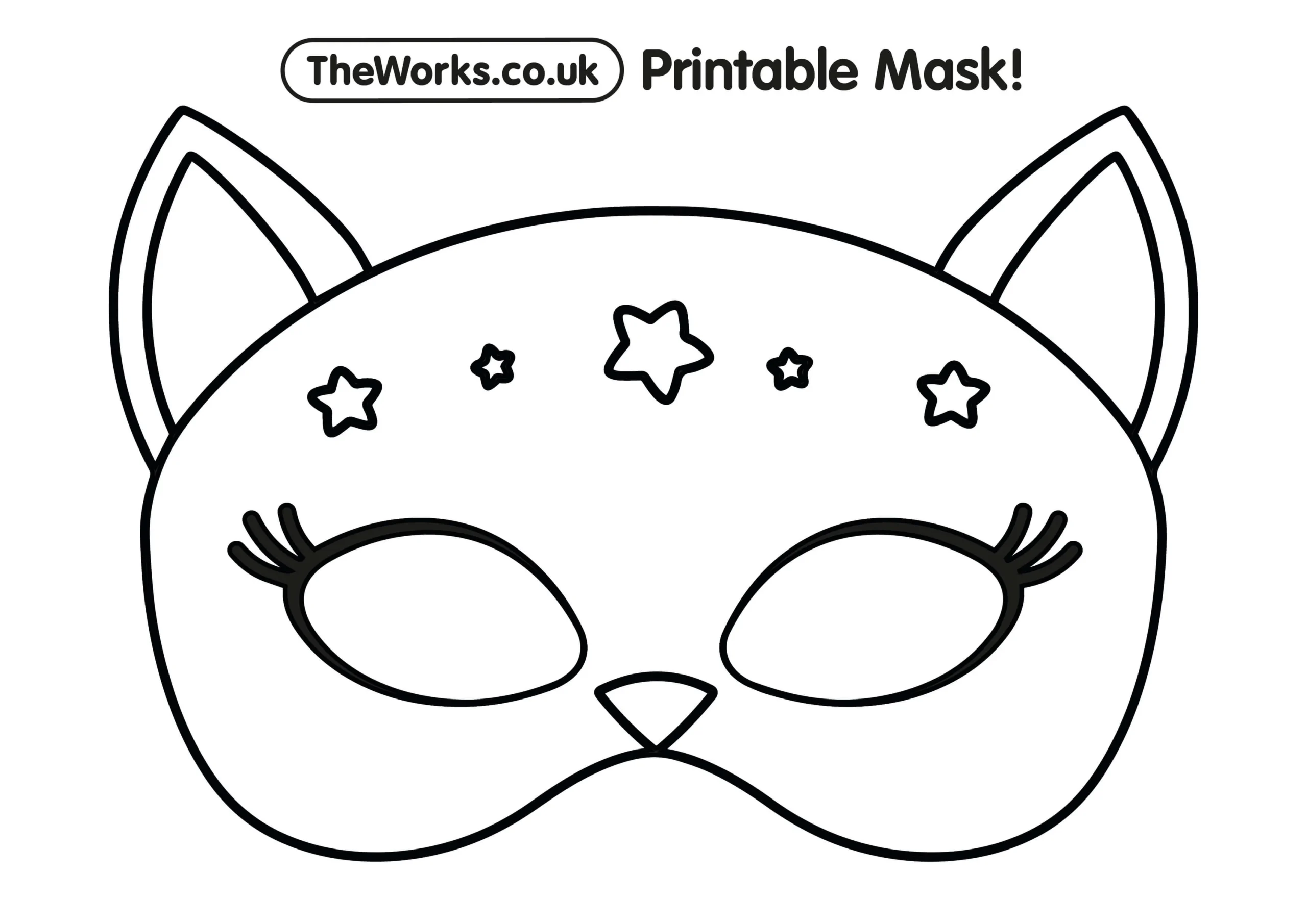 Cut Out Printable Mask Template
