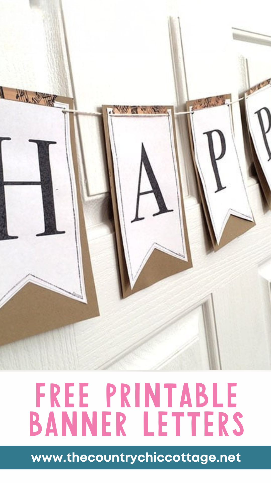Free Printable Banner Letters With Full Alphabet Angie Holden 
