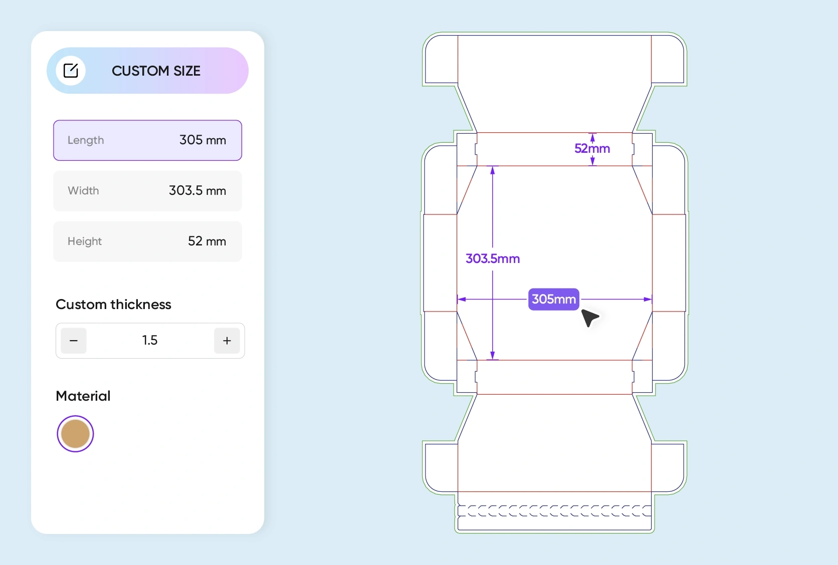 Free Printable Box Template Maker Edit Template Online