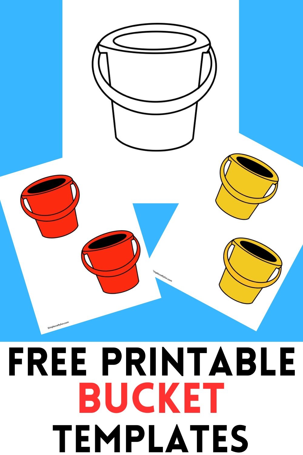 Printable Bucket Template