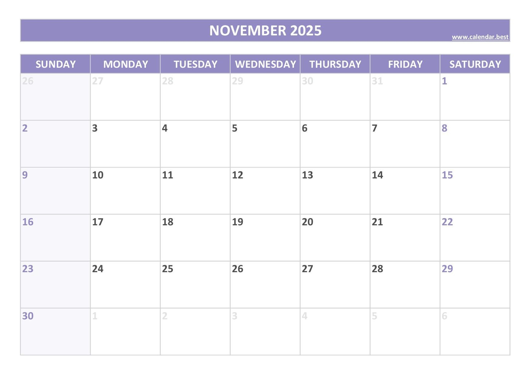Free Printable Calendars 2025 amp 2026 Plan Ahead amp Stay 