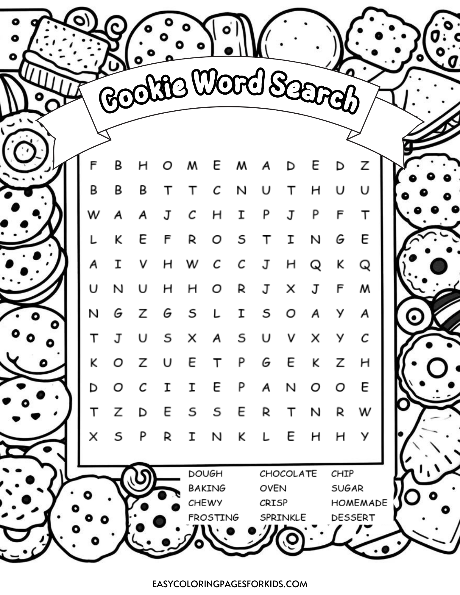 Free Printable Framework Word Puzzles