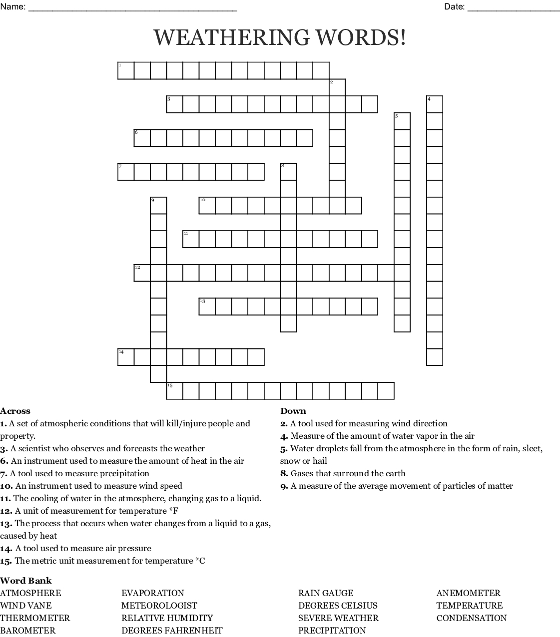 Mirroreyes Free Printable Crossword Puzzles