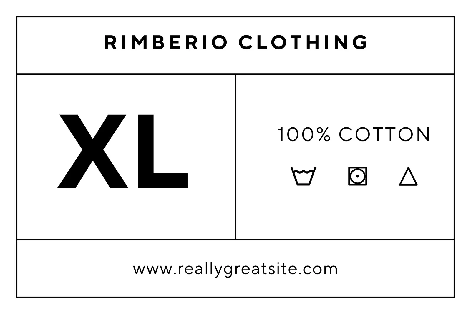 Free Printable Customizable Clothing Label Templates Canva