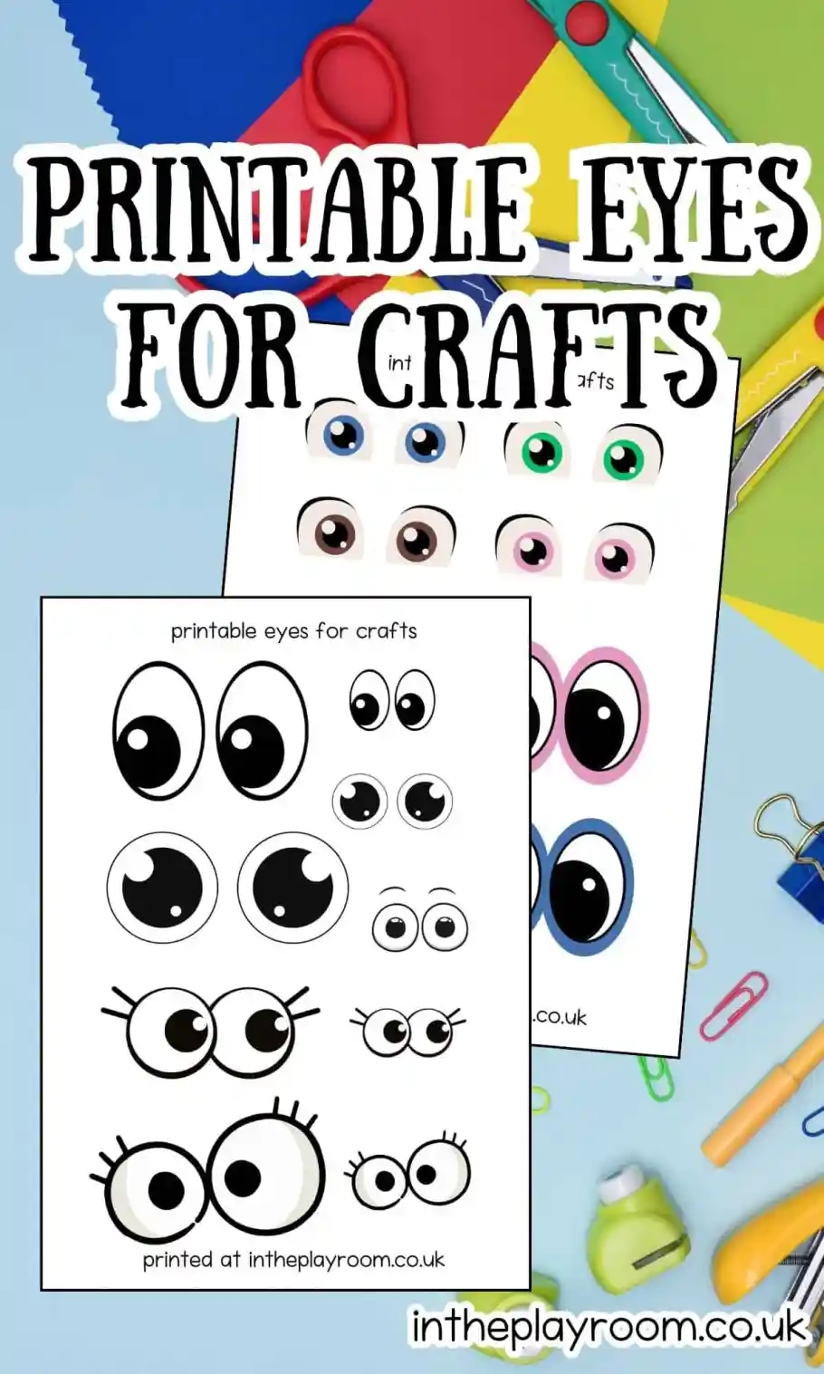 Printable Eyeball Template