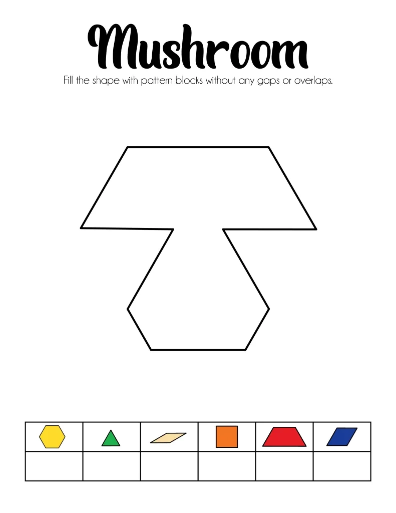 Pattern Block Shapes Printable