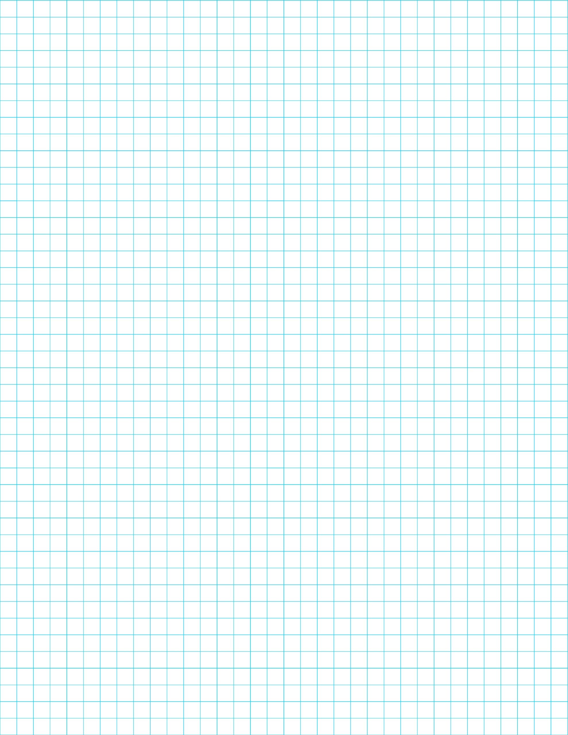 1 Inch Graph Paper Printable