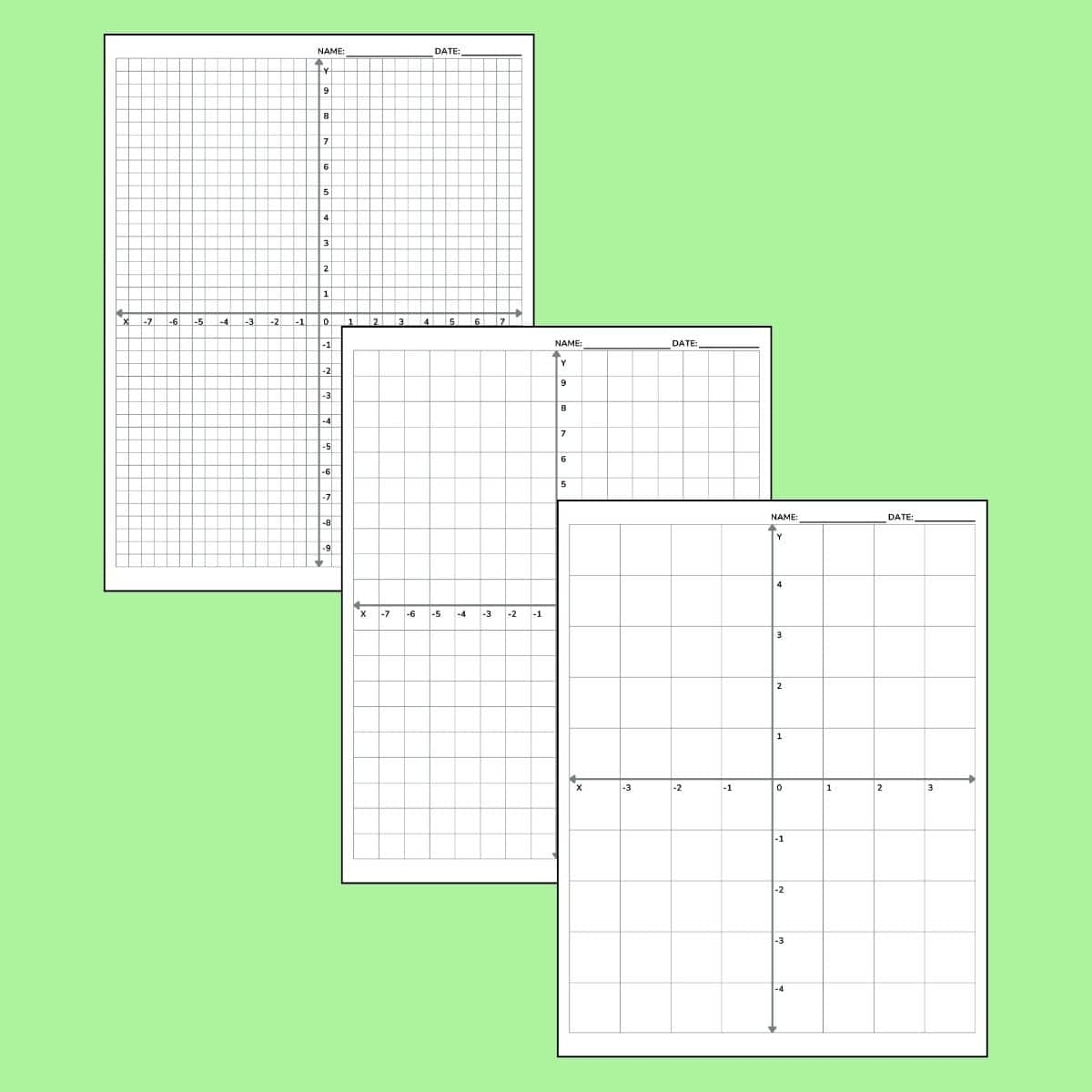 Graphing Paper Printable With Numbers