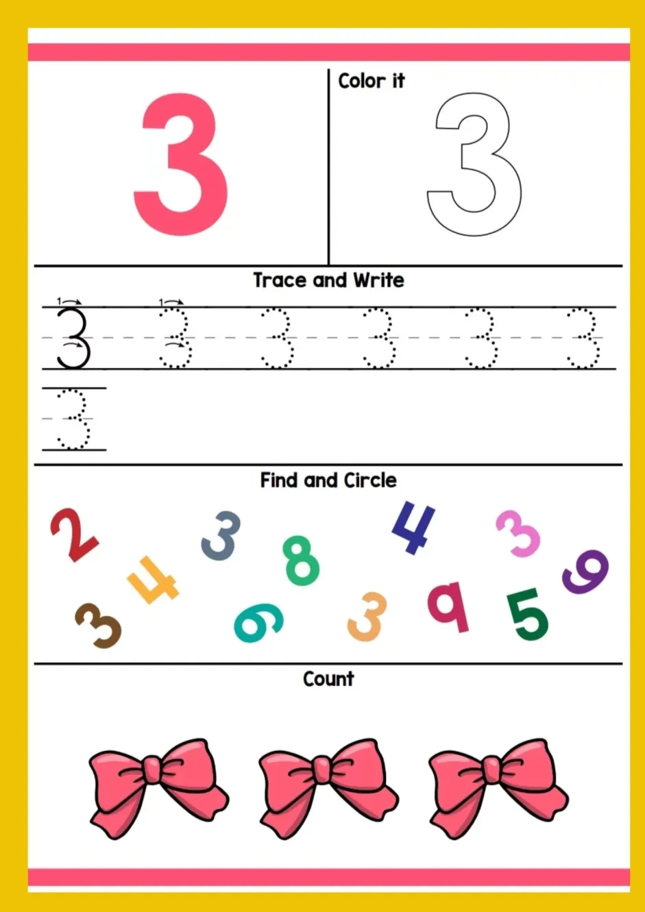 Preschool Printable Worksheets Free Math