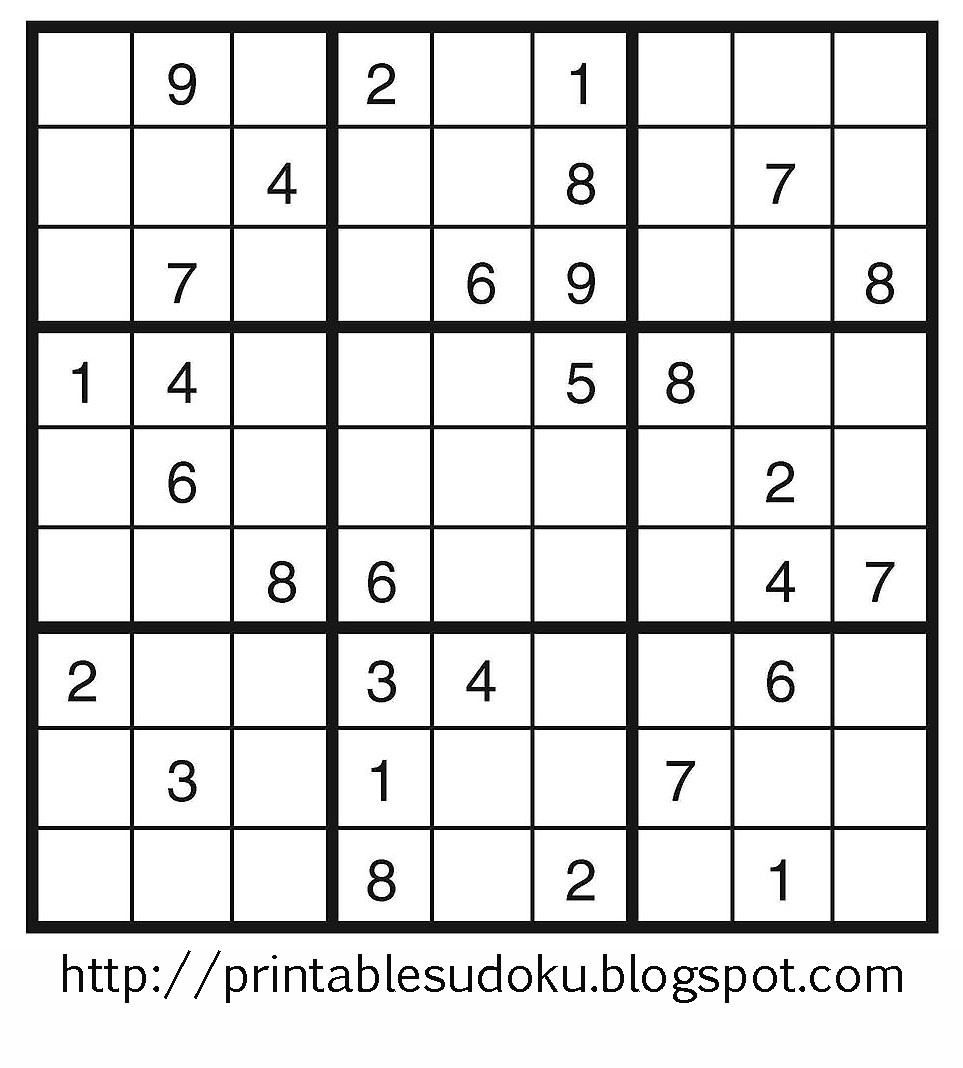 Free Printable Large Print Sudoku Puzzles Larrylorodcturta1982 s 