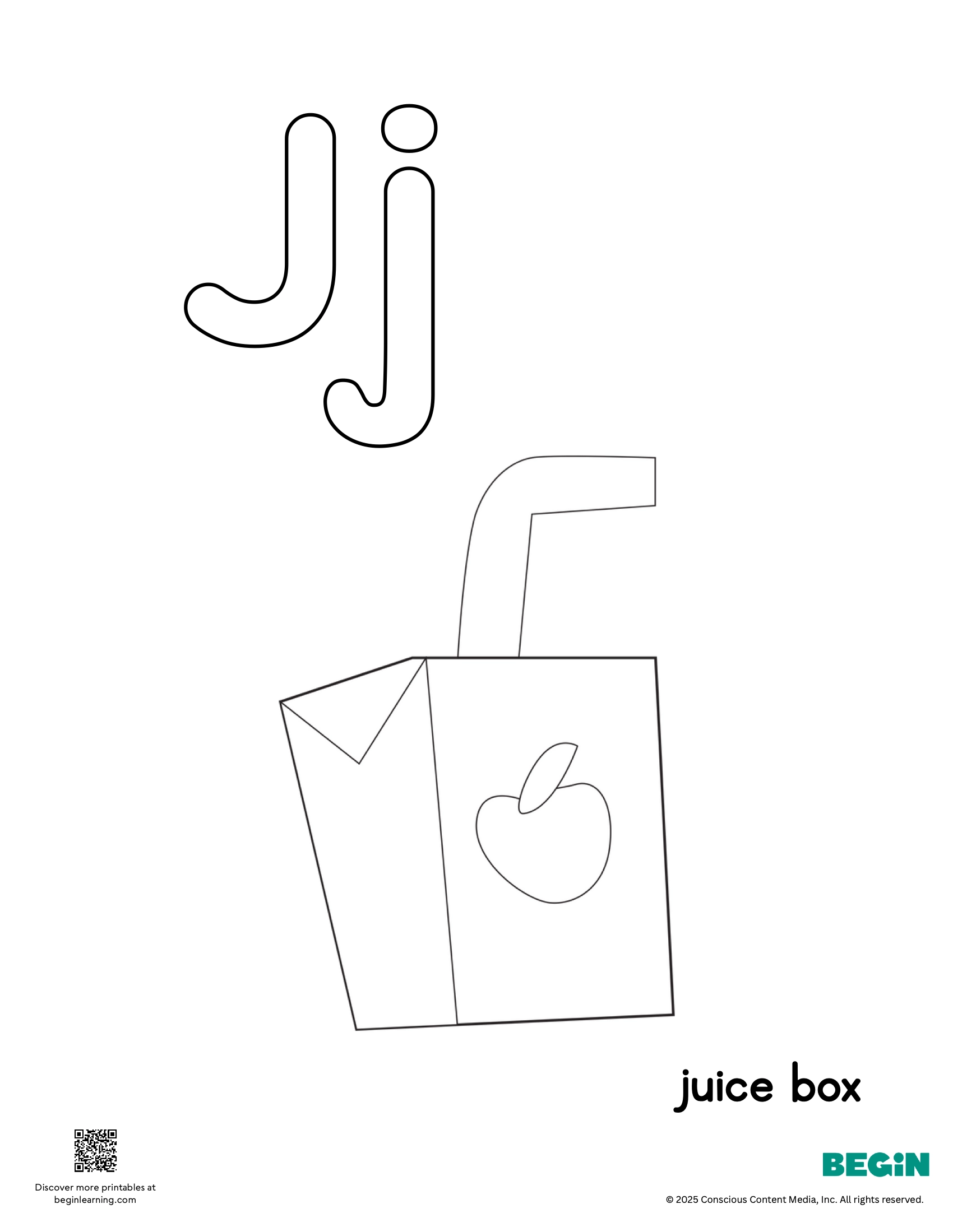 Free Printable Letter J Coloring Pages Begin Learning