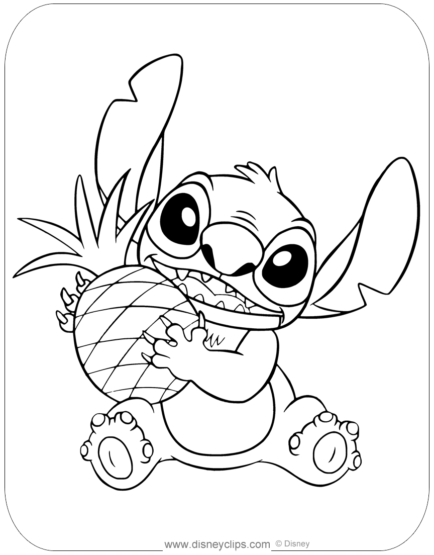 Free Printable Lilo amp Stitch Coloring Pages Disneyclips