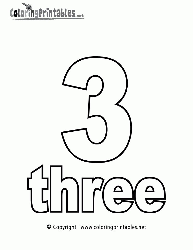 The Number 3 Printables