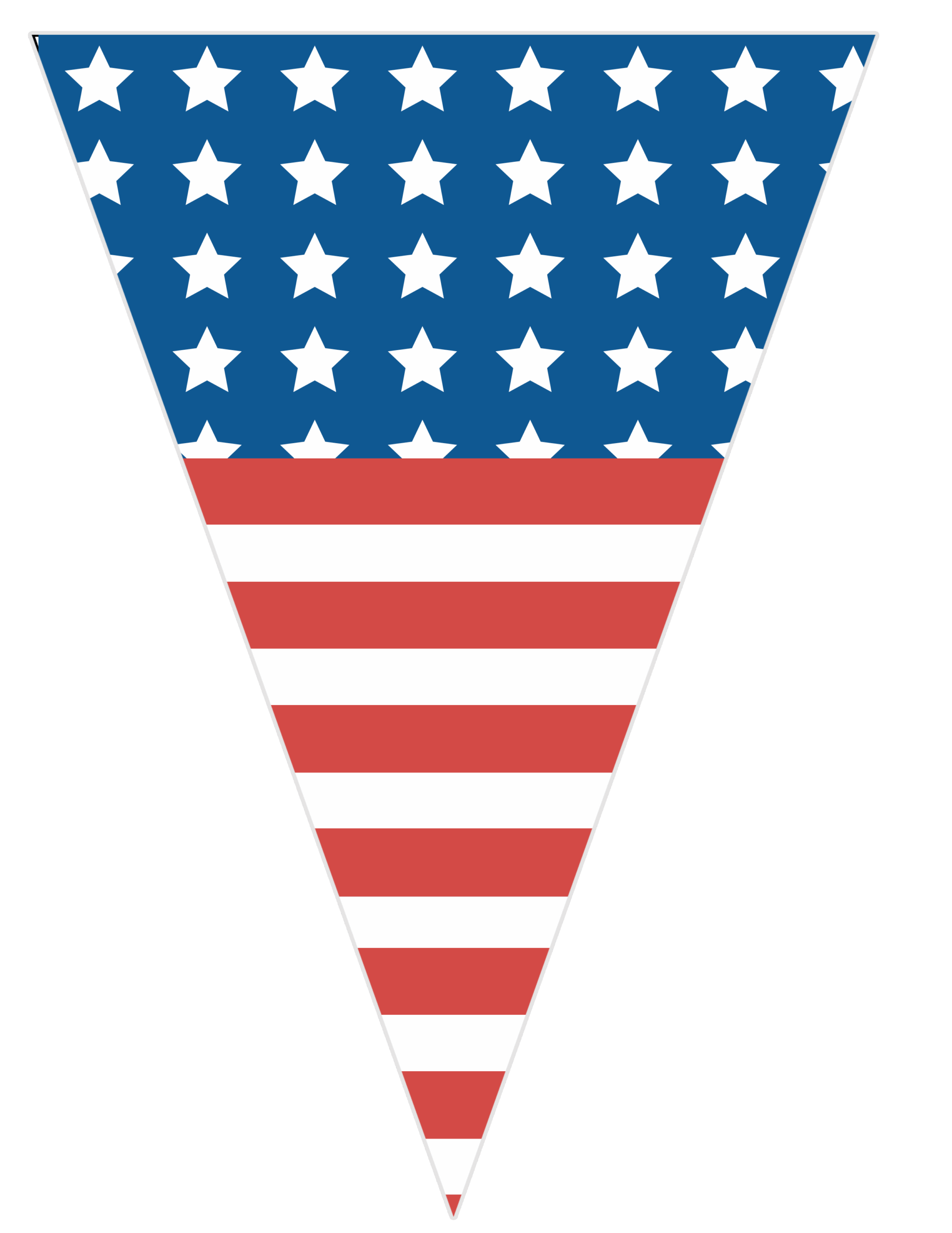 Free Printable Patriotic Banner Letters Numbers amp Symbols 