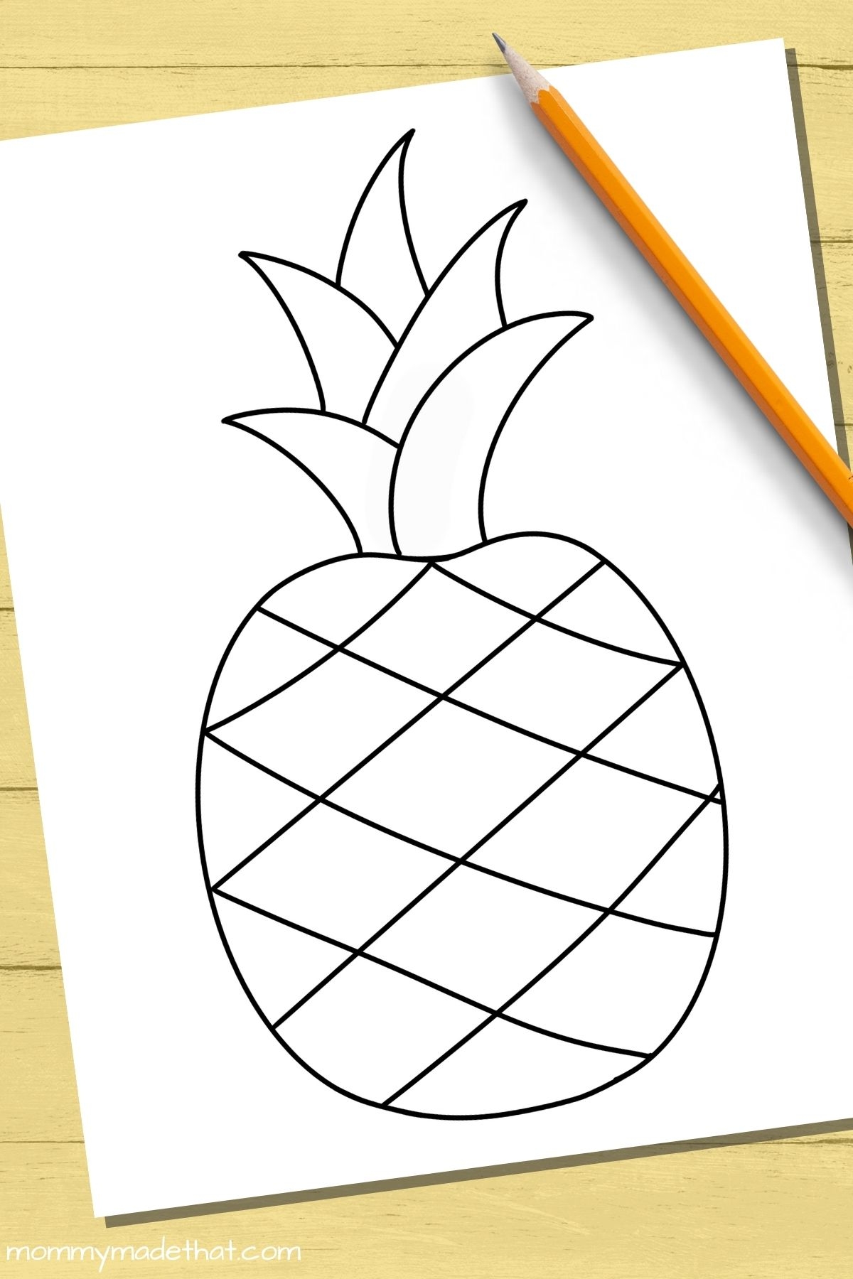 Free Printable Pineapple Templates amp Outlines