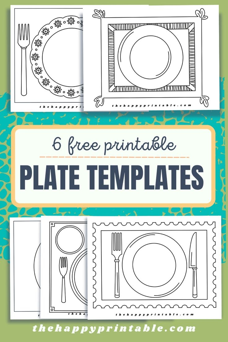 Free Printable Plate Templates