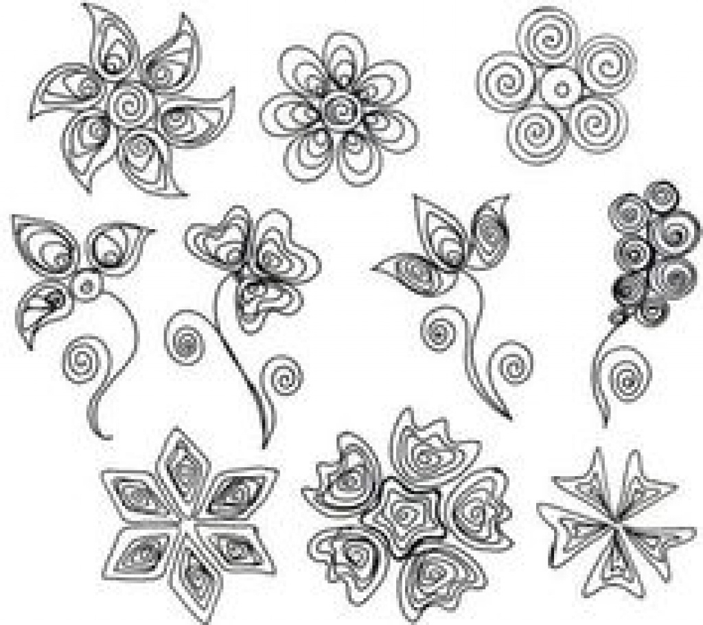 Free Printable Quilling Patterns For Beginners Printable 