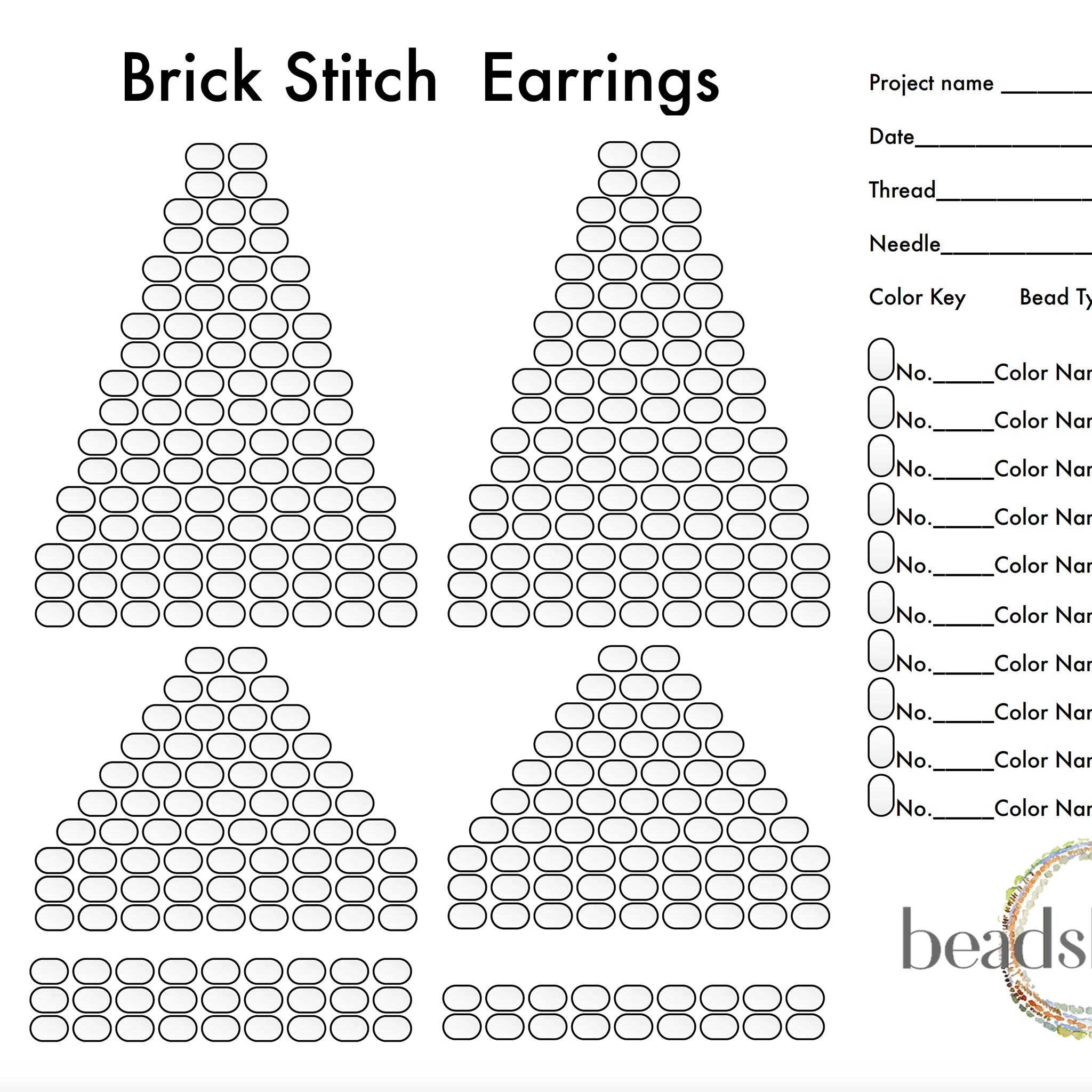 Beading Graph Paper Free Printable