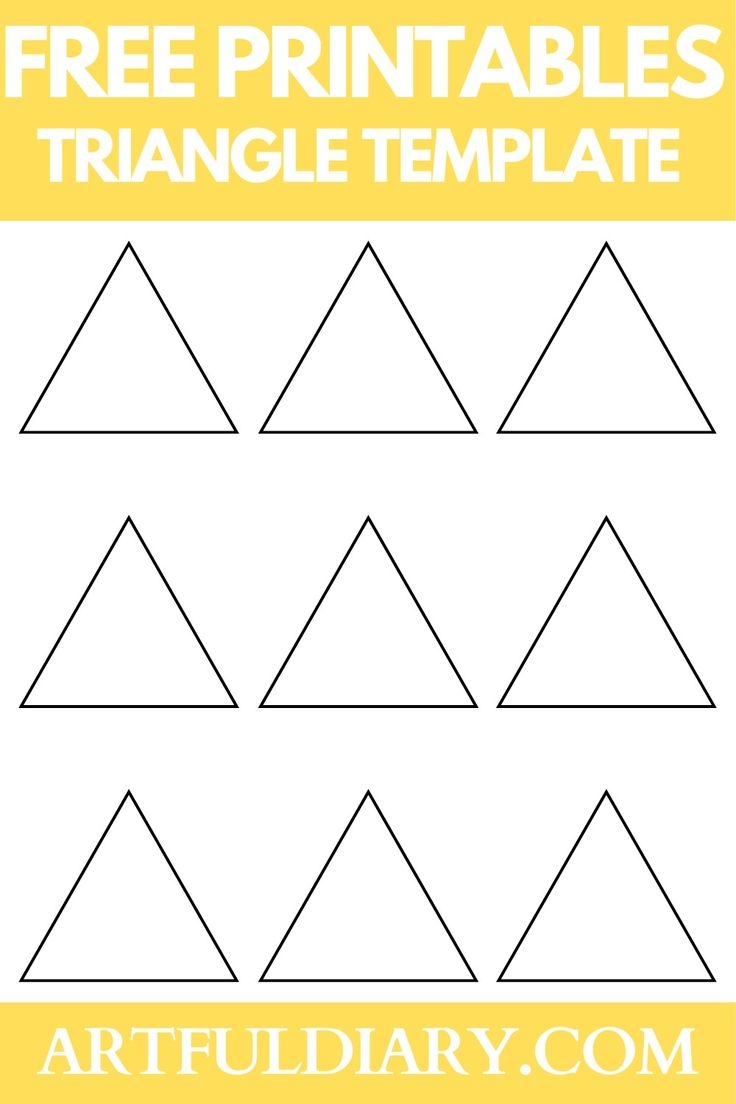 Free Printable Triangle Template