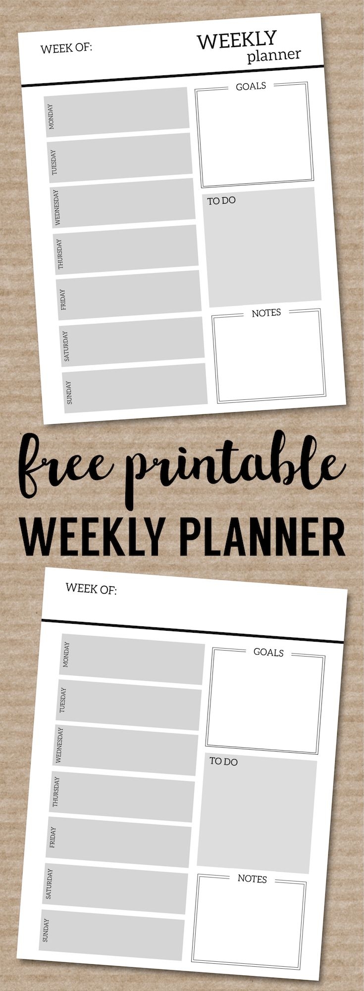Paper Trail Weekly Planner