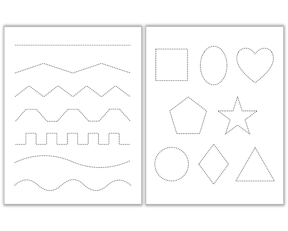 Free Tracing amp Cutting Worksheets The Craft at Home Family
