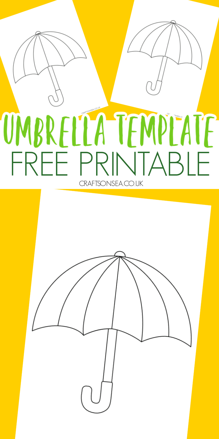 Umbrella Printable Template