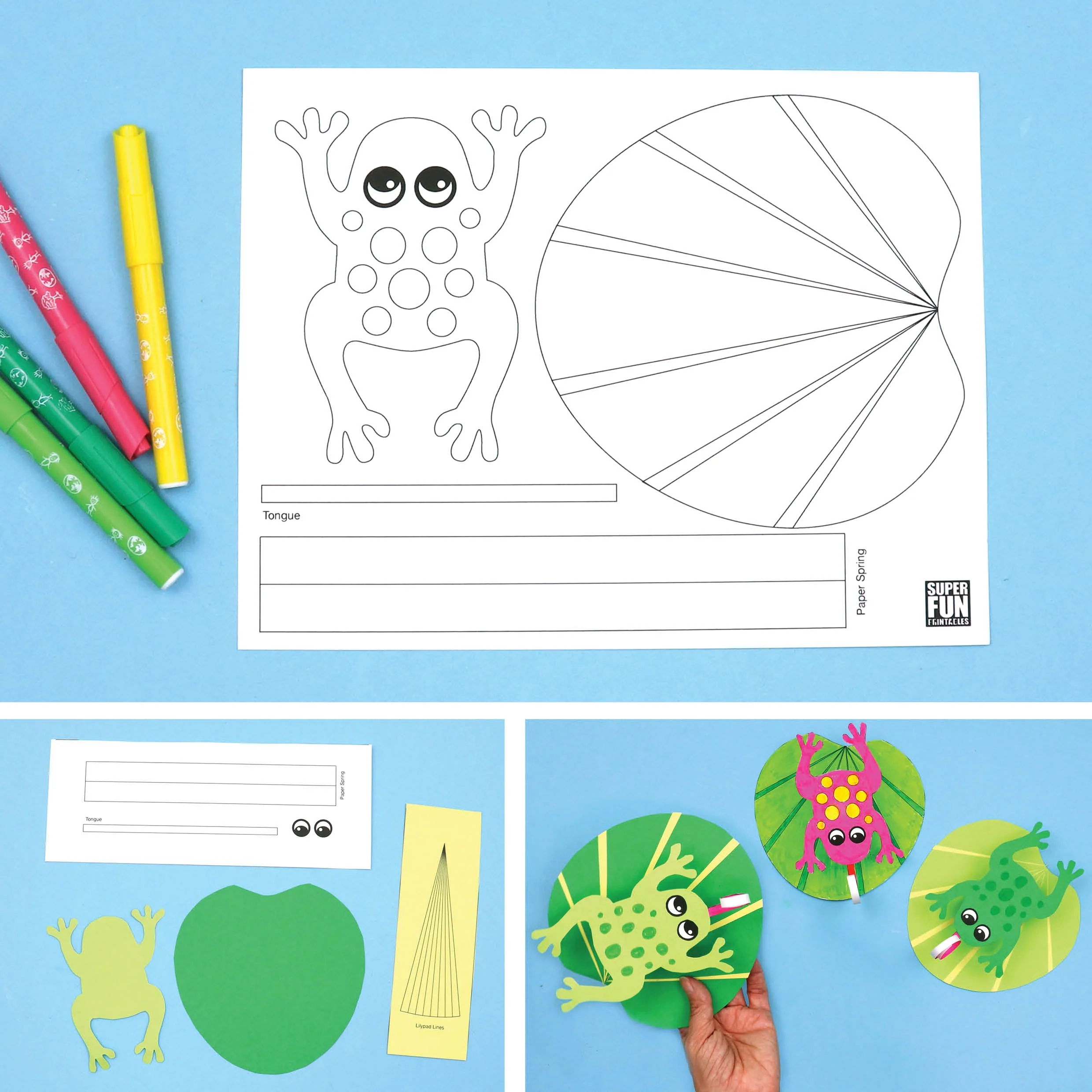Printable Lily Pad Template