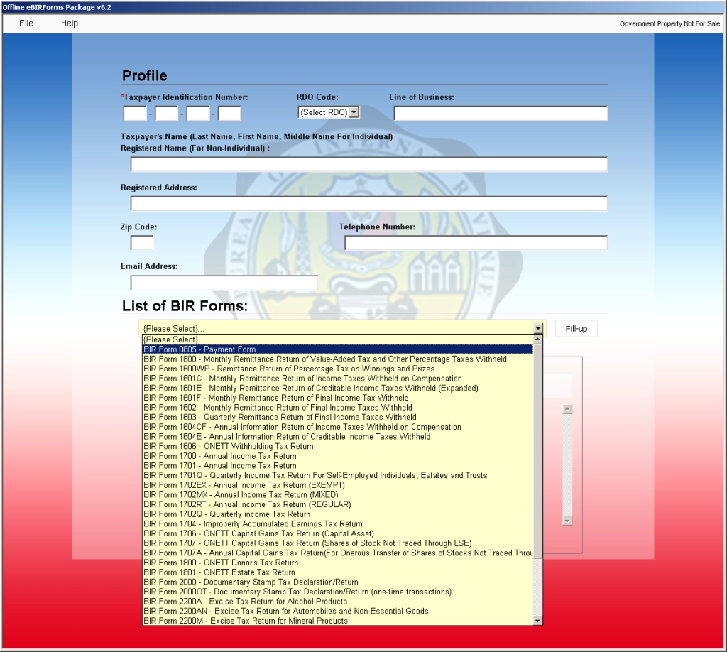 Bir 2000 Form Download