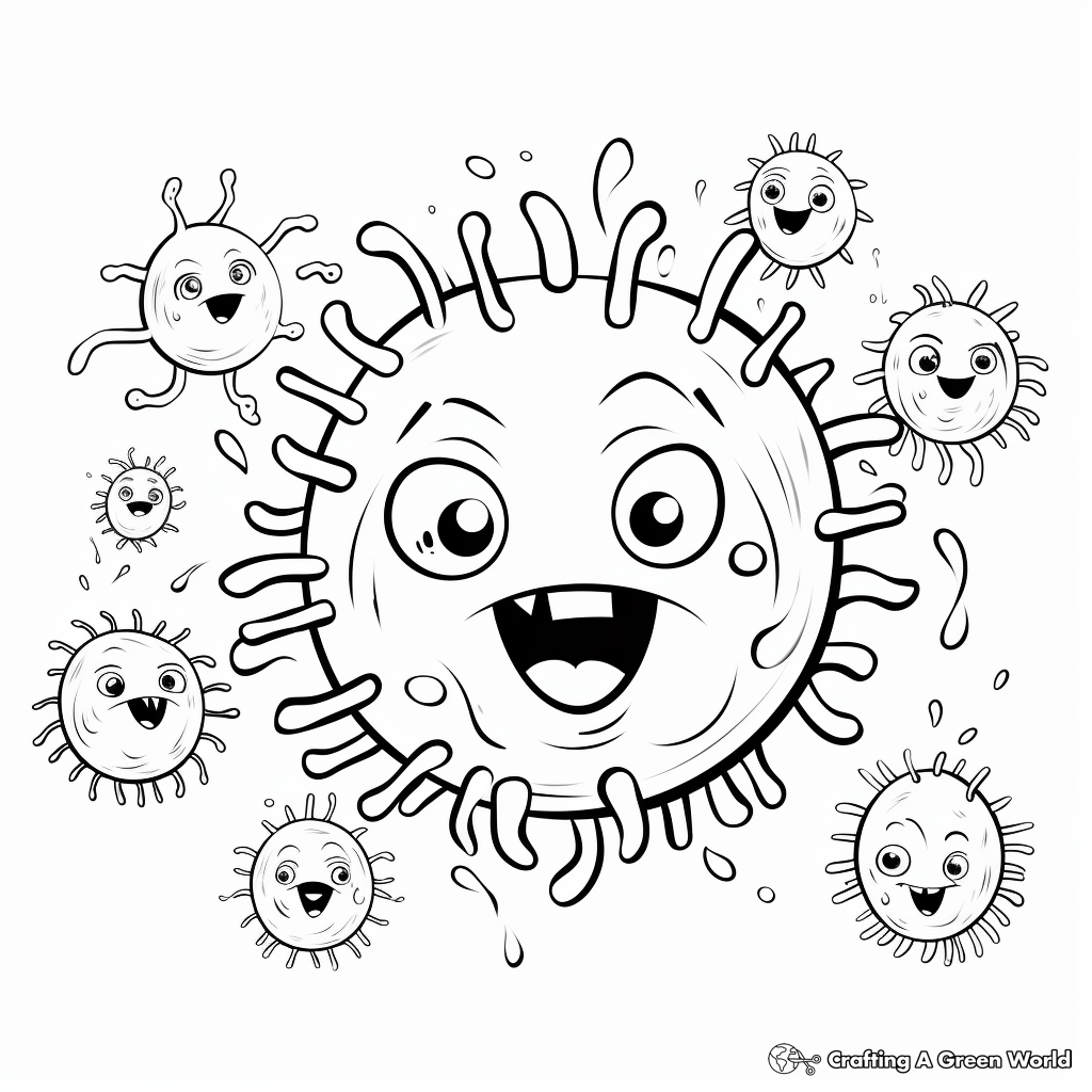 Germs Coloring Pages Free amp Printable 