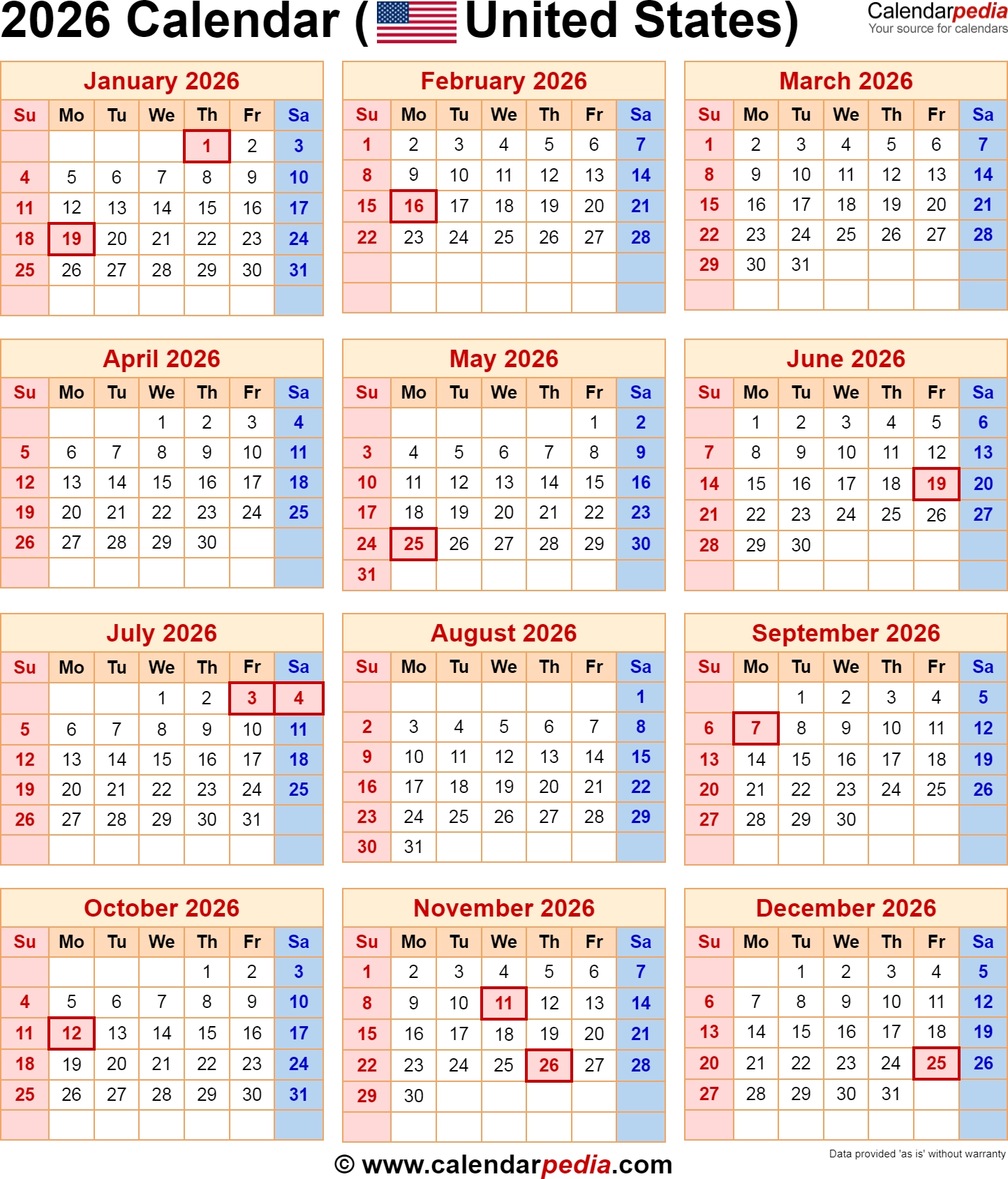 Government Calendar 2026 School Academic Calendar