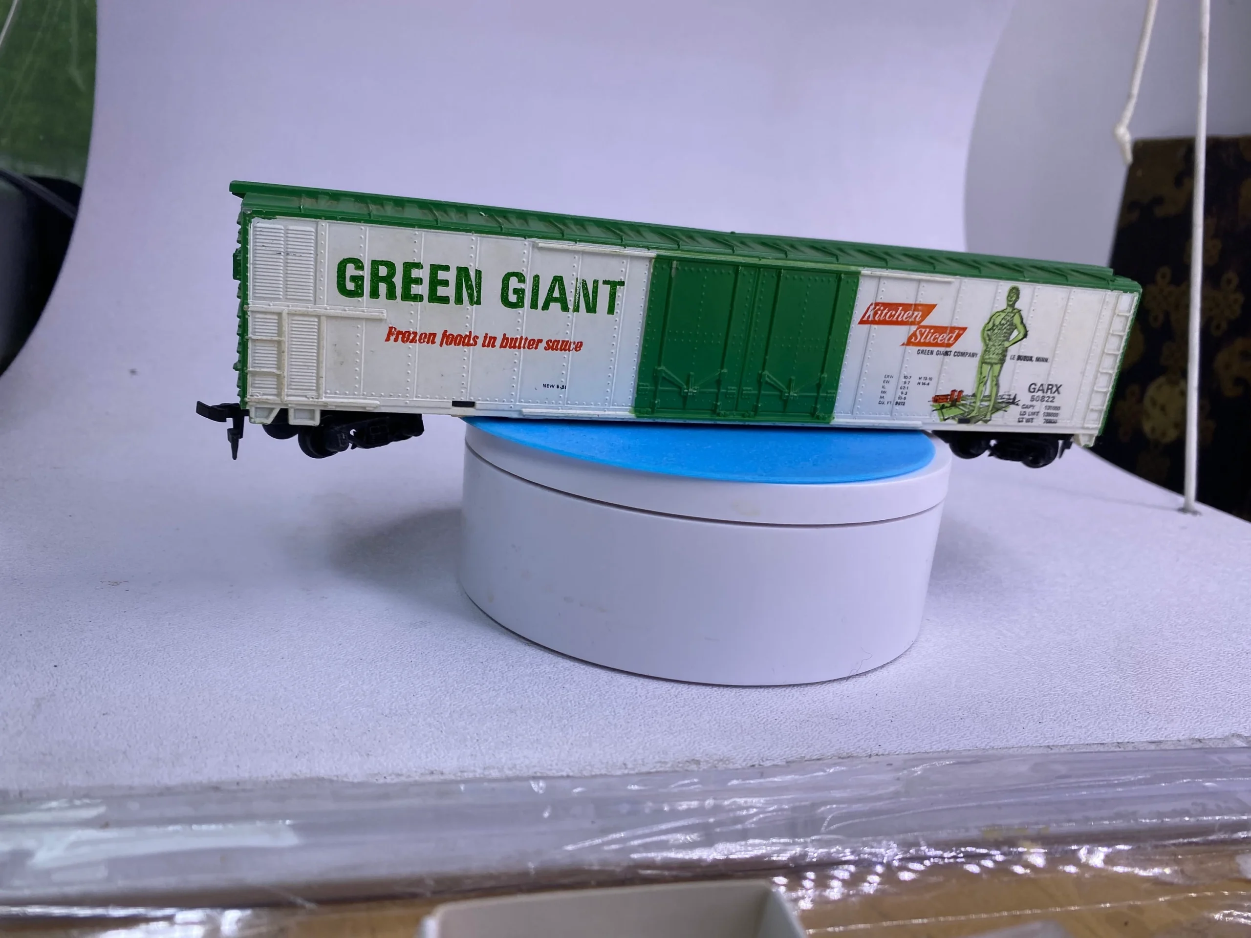 Gr ner Riesen Waggon Tyco HO Model Train Guter Zustand Ohne 