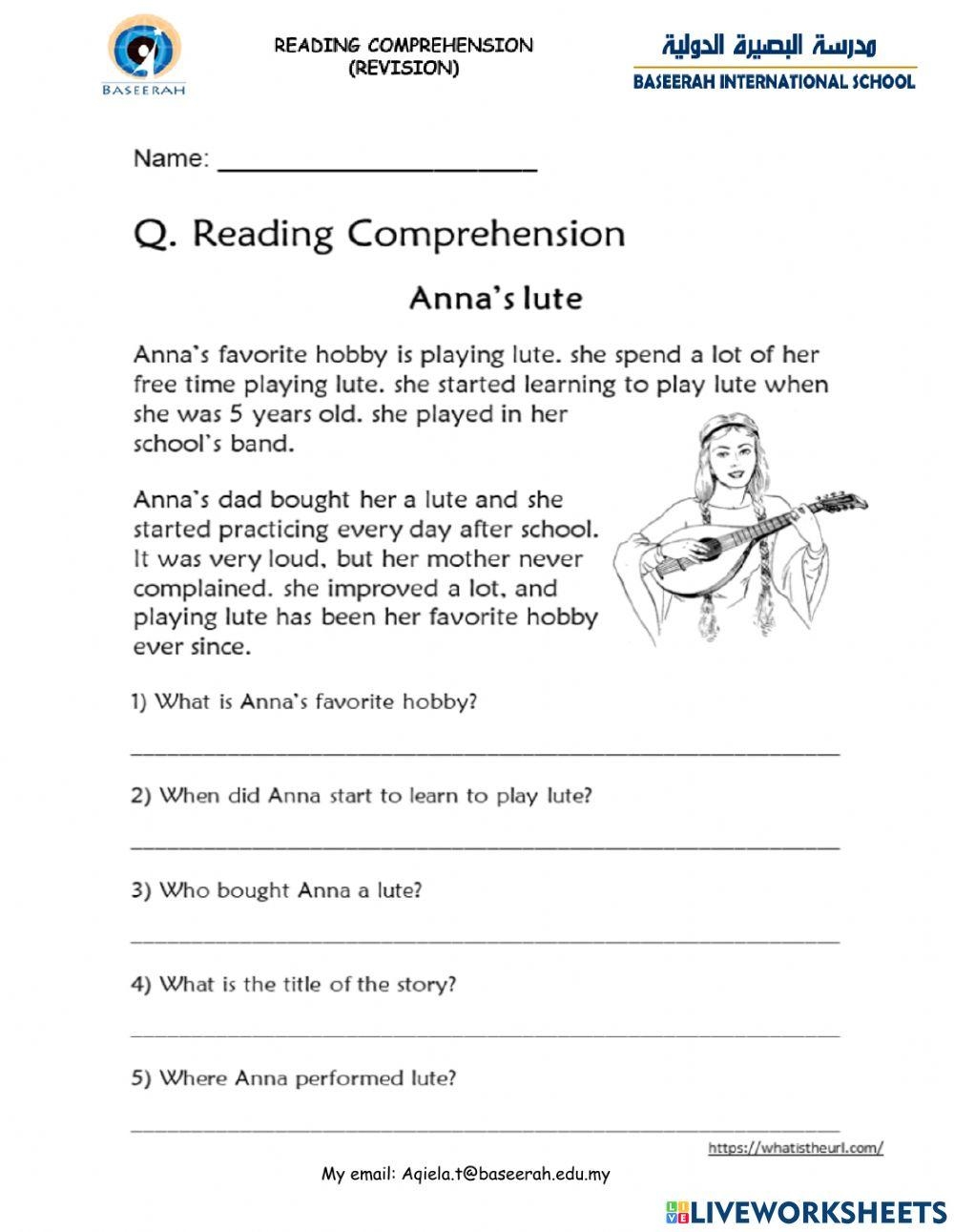 grade 3 reading free interactive worksheets 4172871