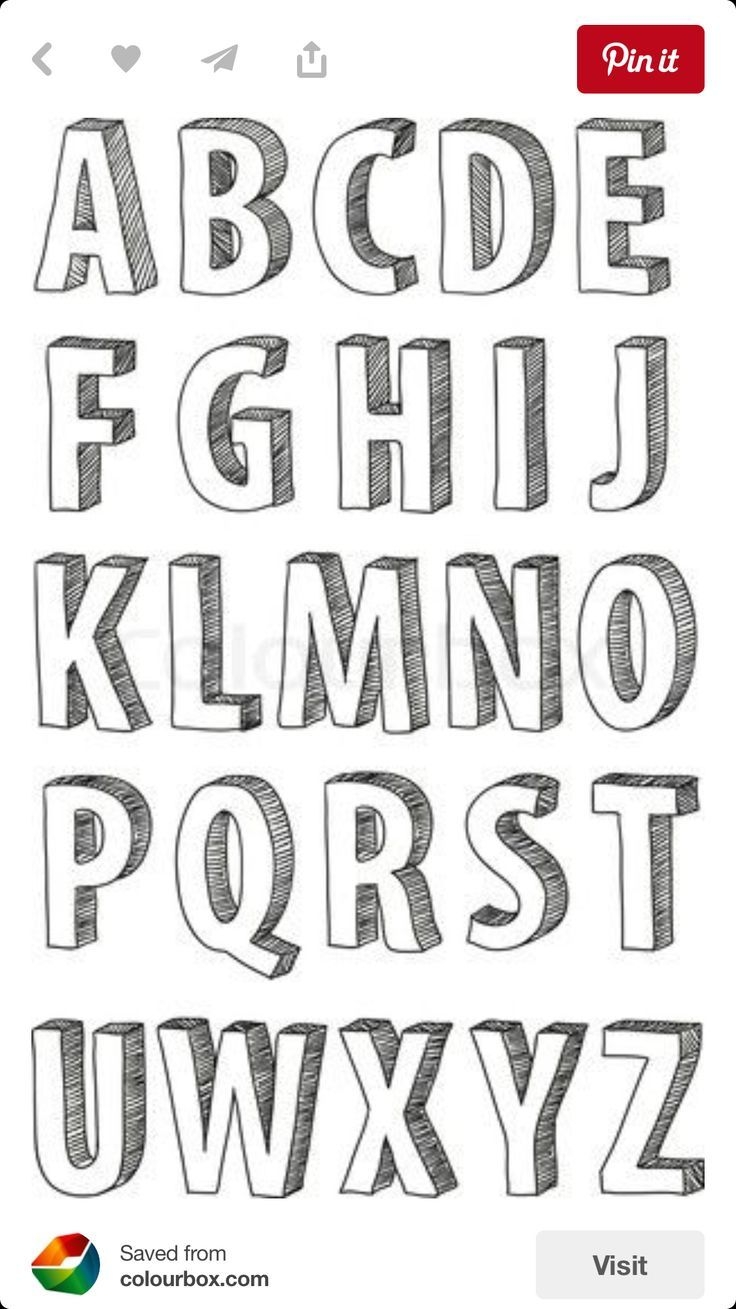 Letters Of The Alphabet Designs
