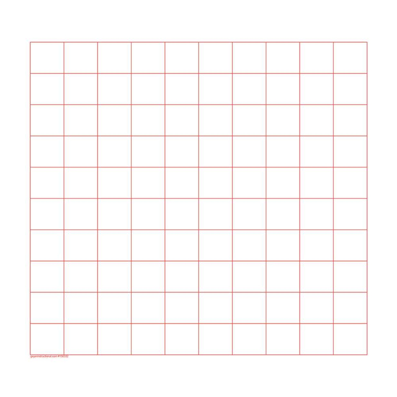 Graph Paper Pads 10x10 Squares 100 Sheets Per Pad 3 Pads 
