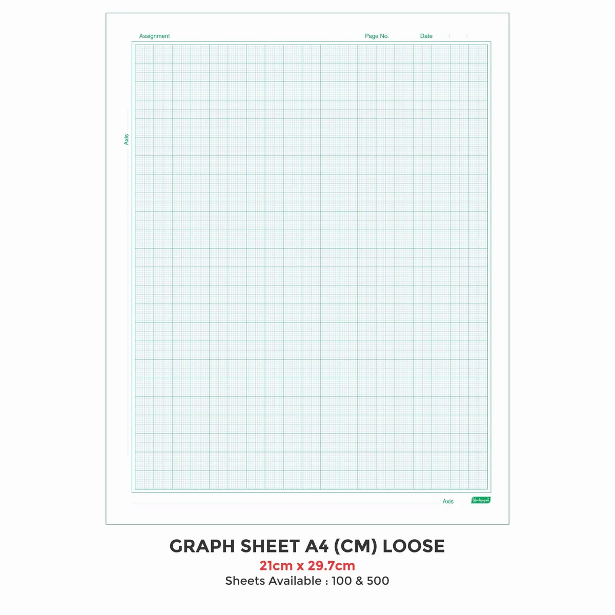 Graph Sheet A4 CM 21cm X 29 7cm Loose