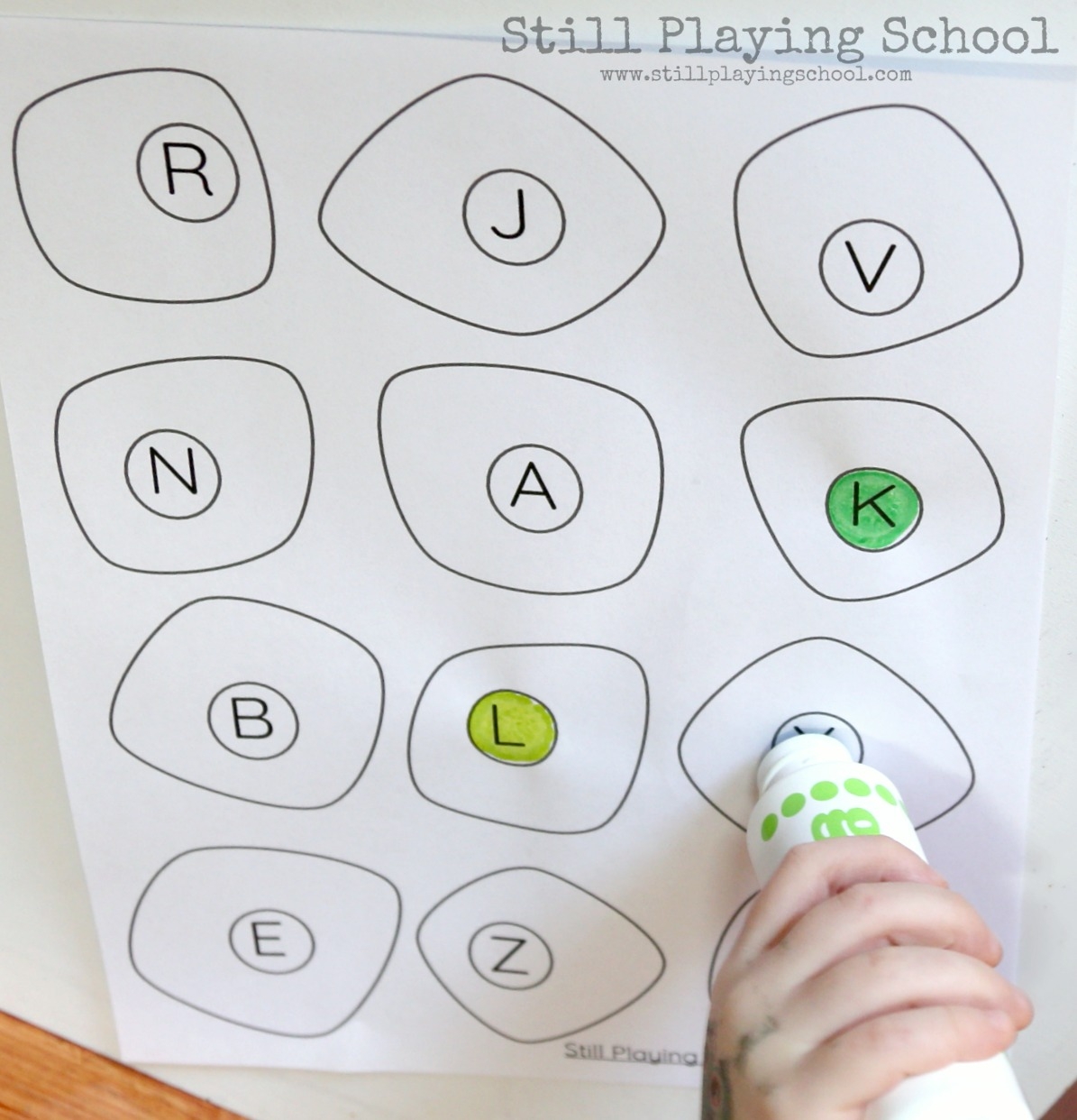 Green Eggs And Ham Letter Recognition Still Playing School