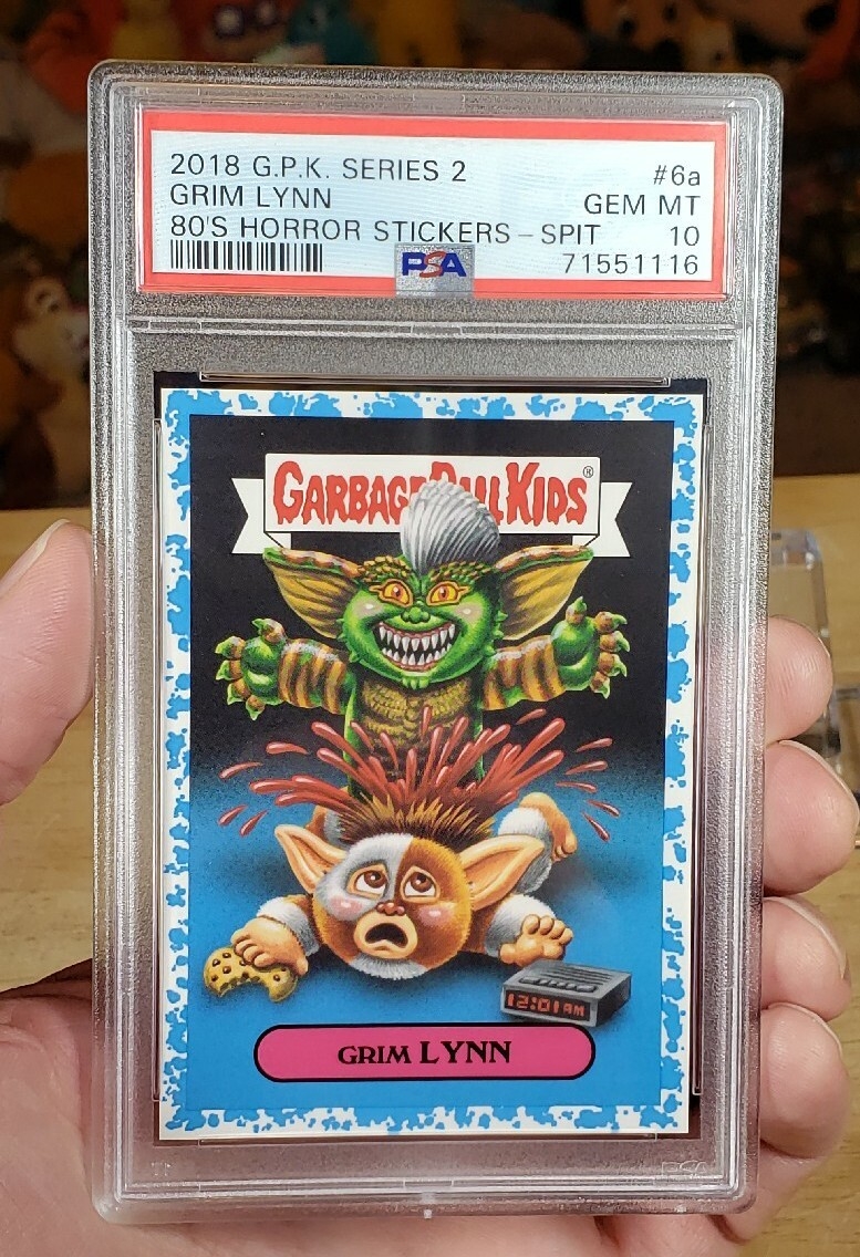 Gremlins 2018 Garbage Pail Kids GRIM LYNN 6a Blue PSA 10 Gem Mint 