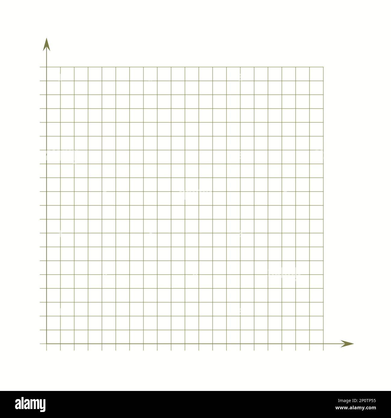 Grid Paper Mathematical Graph Cartesian Coordinate System With X 