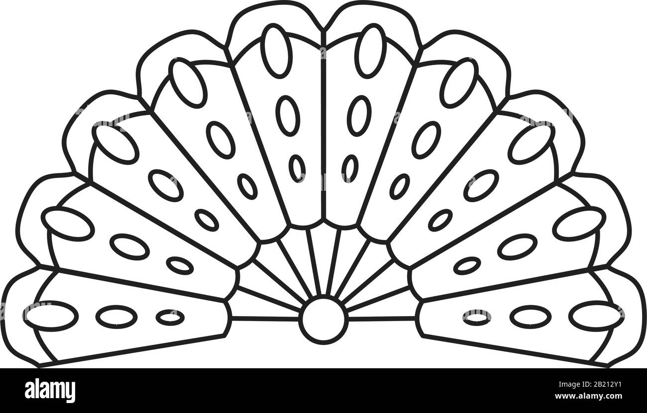 Fan Template Printable