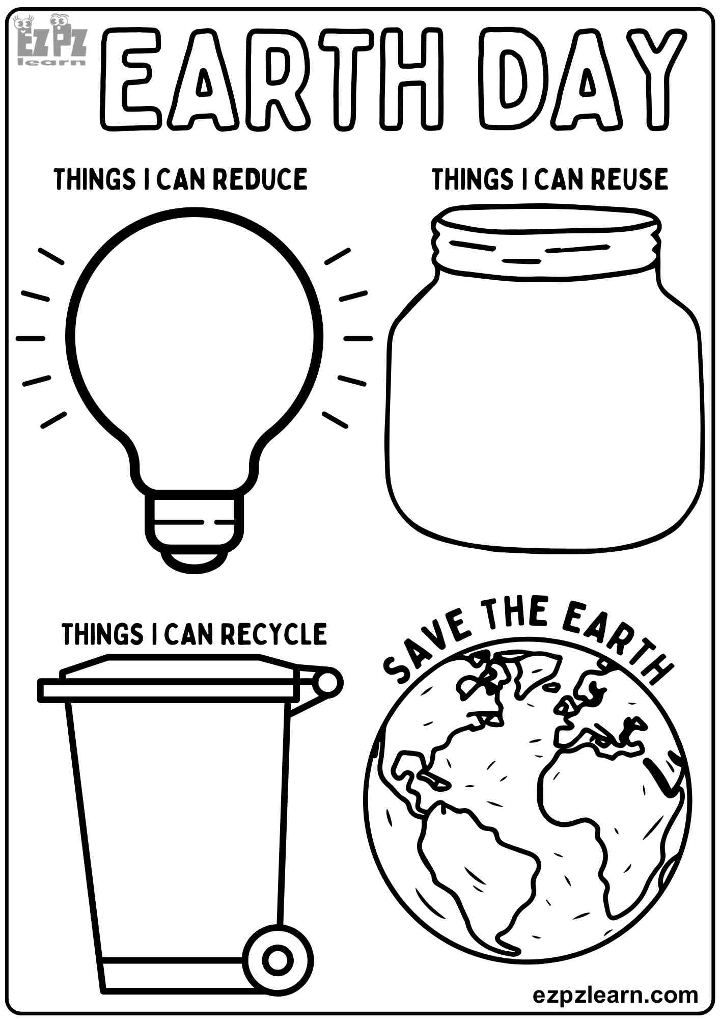 Free Printable Earth Day Worksheets For Kids