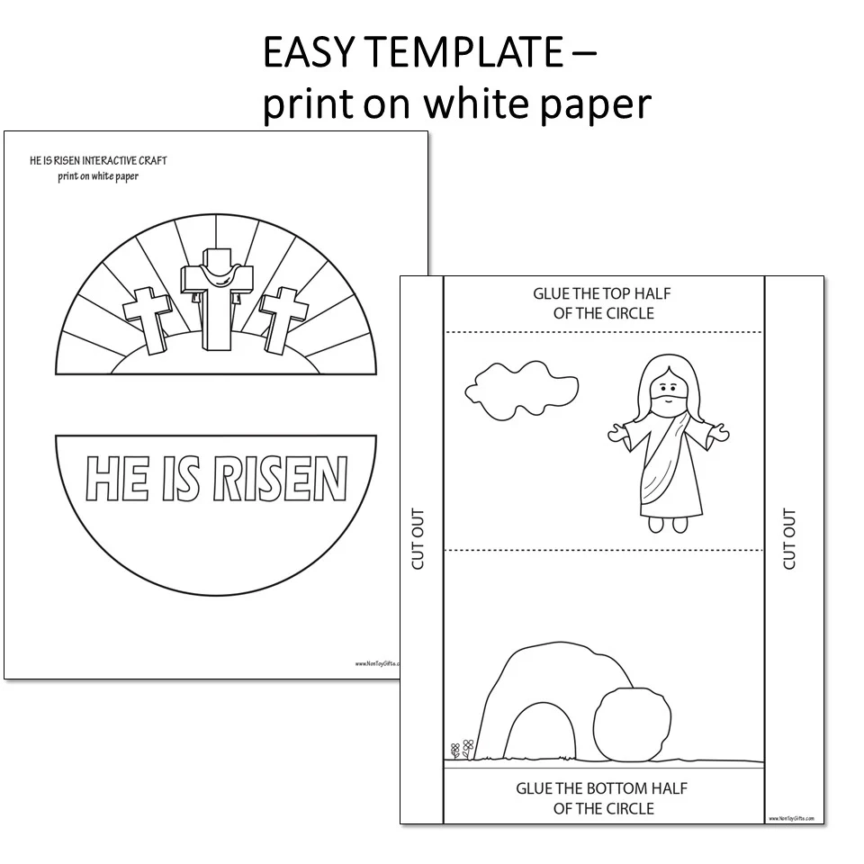 Printable Easter Sunday School Worksheets